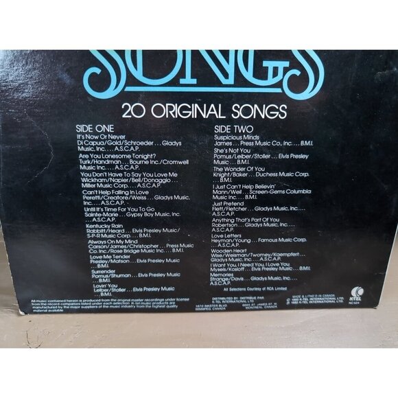 Elvis Presley-Love Songs -1981 K-Tel Records NU9900-Vinyl Record LP - Picture 6 of 8